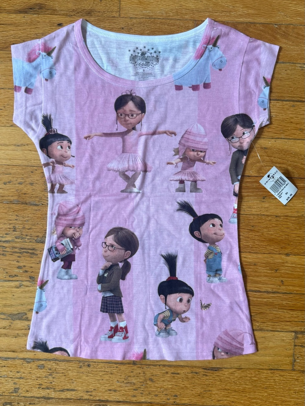 Universal Studios Kids Despicable Me Girls Graphic T-Shirt size S